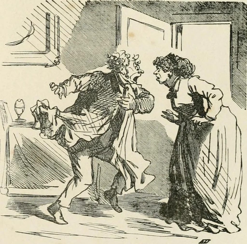 An illustration from Cham, 1853, leaf 74
