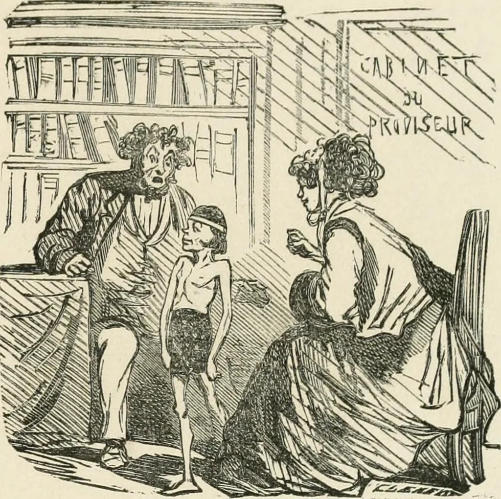 An illustration from Cham, 1853, leaf 84