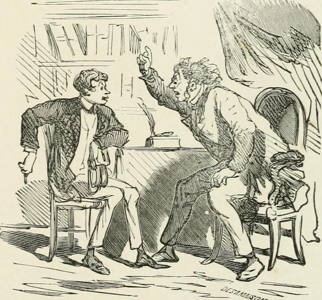 An illustration from Cham, 1853, leaf 86