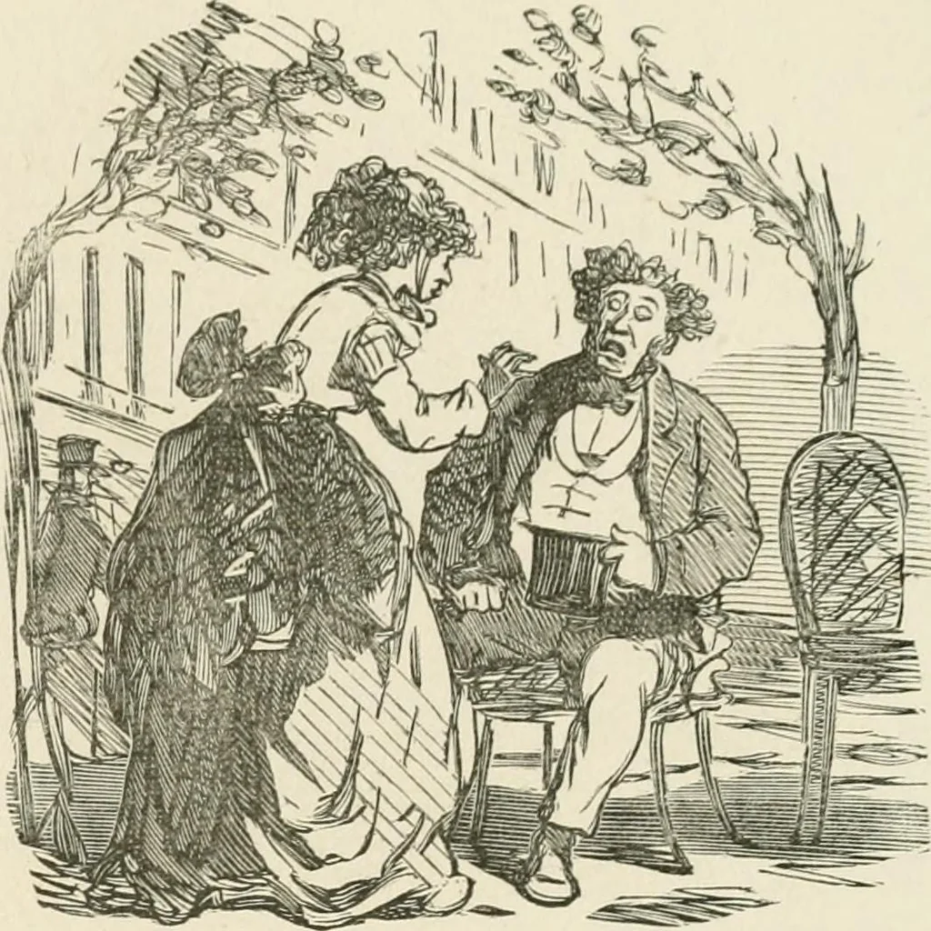 An illustration from Cham, 1853, leaf 90