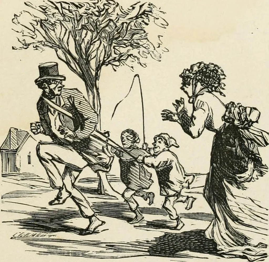 An illustration from Cham, 1853, leaf 98