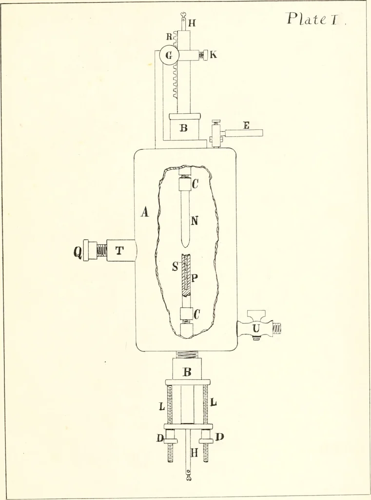 An illustration from Changes in the wave-frequencies of the lines of emission spectra of elements, 1897, leaf 328