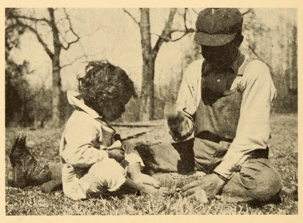 An illustration from Chapters on the ethnology of the Powhatan tribes of Virginia, 1928, leaf 174