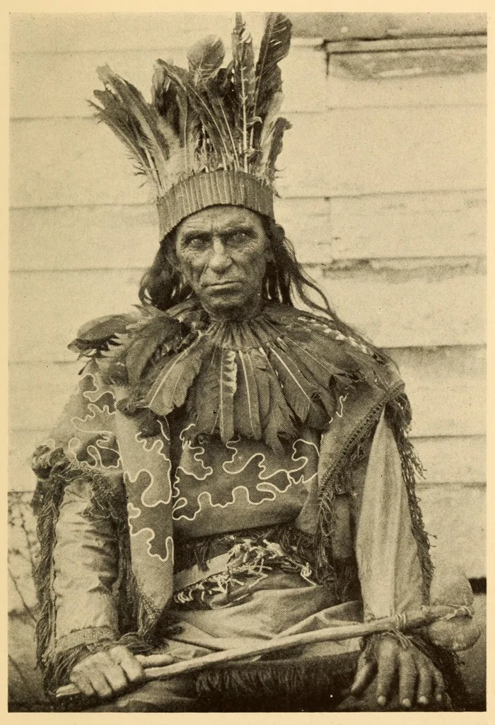 An illustration from Chapters on the ethnology of the Powhatan tribes of Virginia, 1928, leaf 29