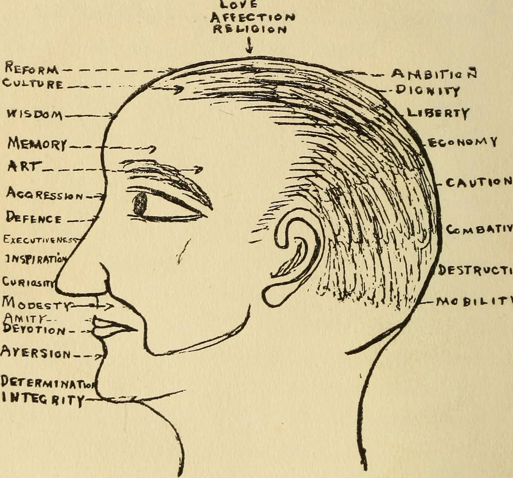 An illustration from Character analysis in condensed form, 1919, leaf 27