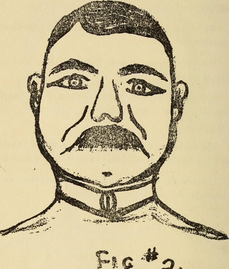 An illustration from Character analysis in condensed form, 1919, leaf 47