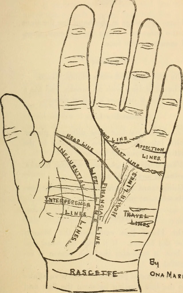 An illustration from Character analysis in condensed form, 1919, leaf 88