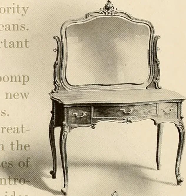 An illustration from Character in furniture., 1910, leaf 14