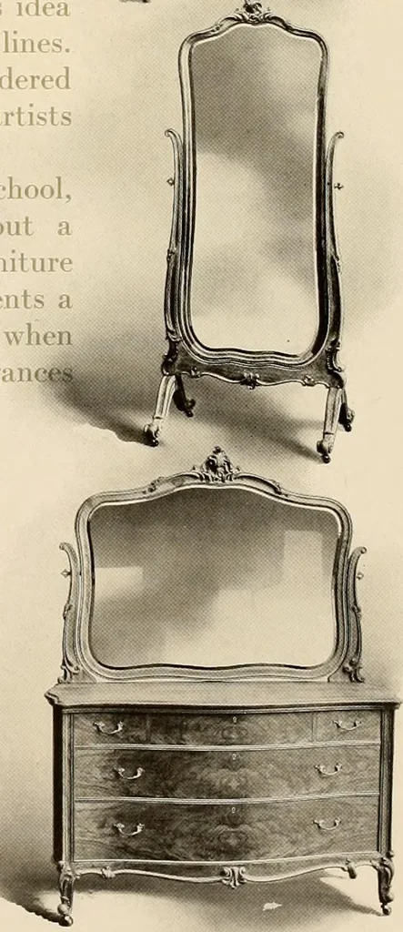 An illustration from Character in furniture., 1910, leaf 14