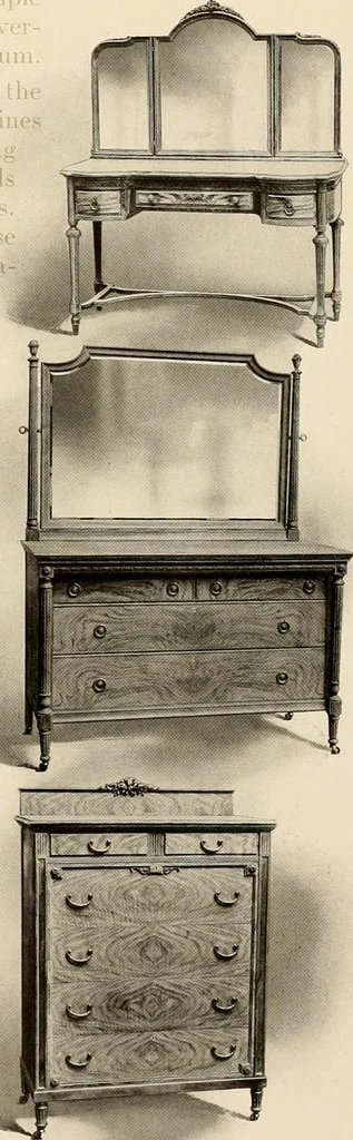 An illustration from Character in furniture., 1910, leaf 16