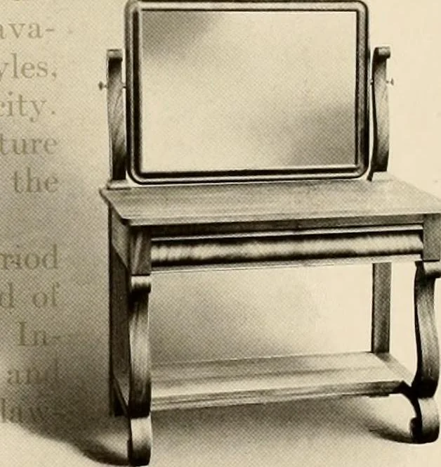 An illustration from Character in furniture., 1910, leaf 20