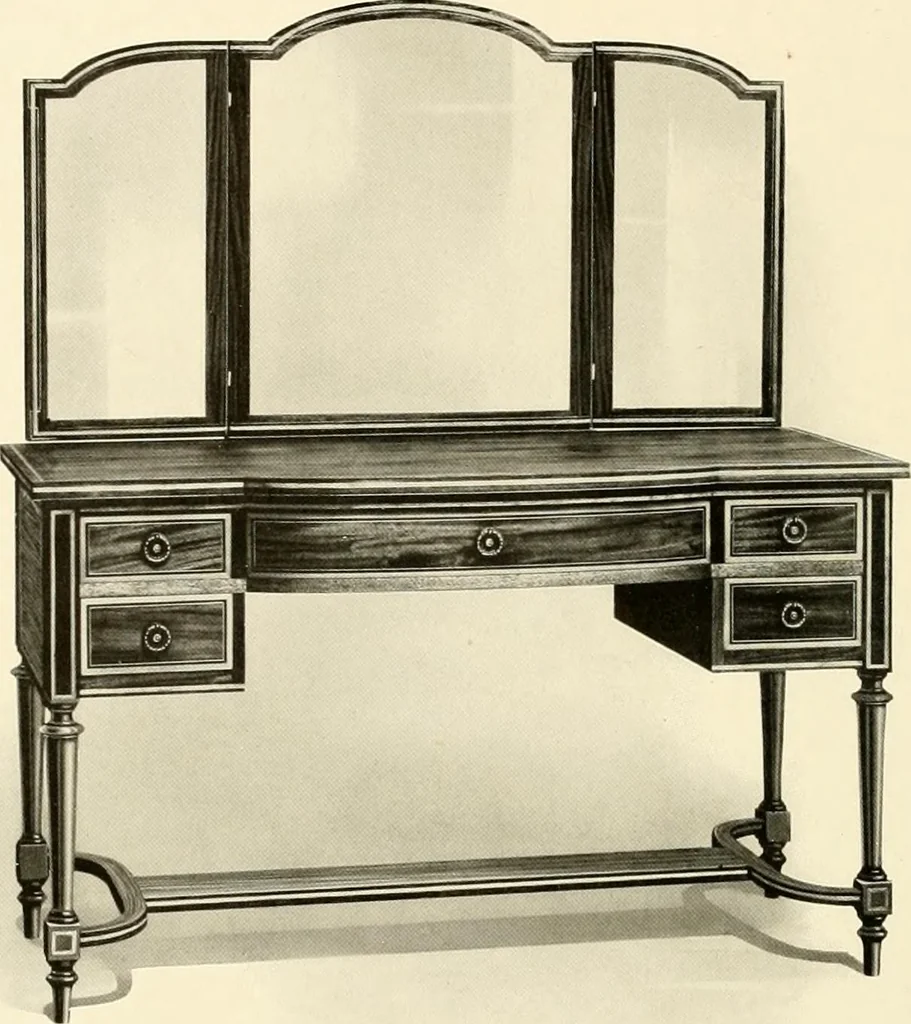 An illustration from Character in furniture., 1910, leaf 21