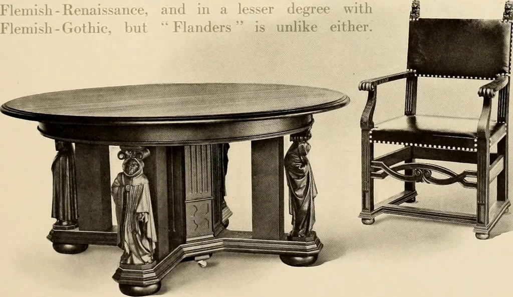 An illustration from Character in furniture., 1910, leaf 26