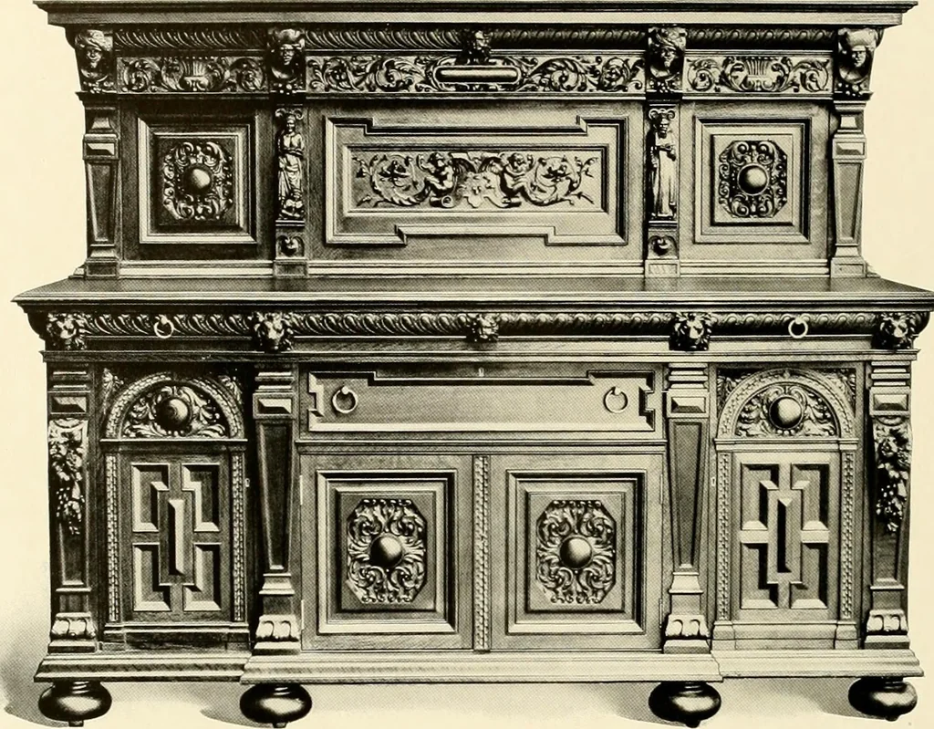 An illustration from Character in furniture., 1910, leaf 29