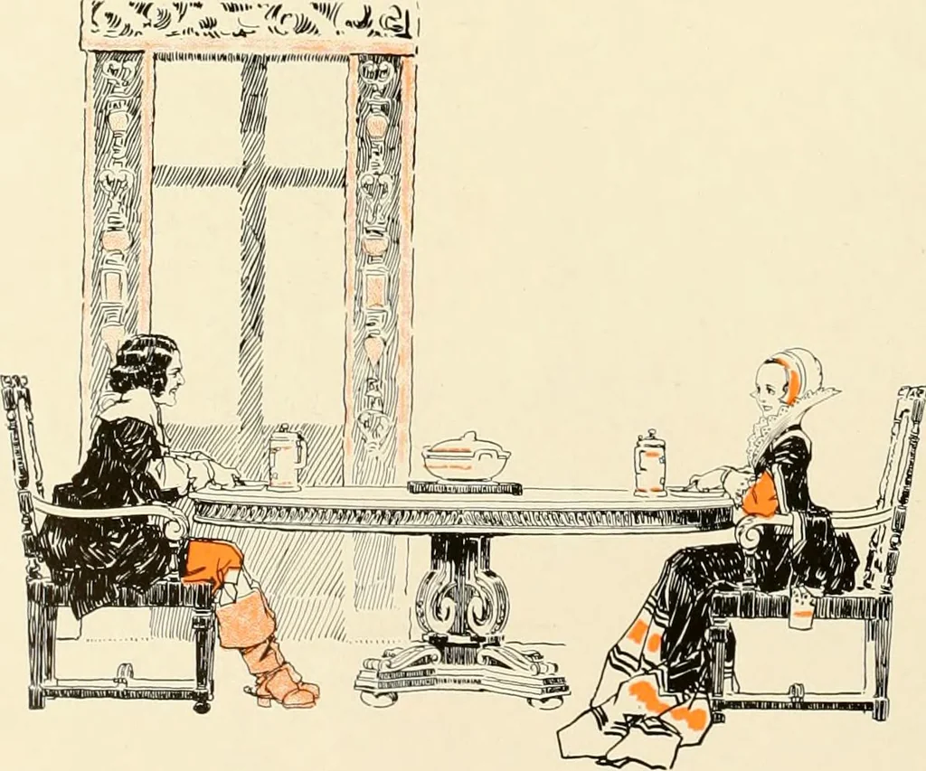 An illustration from Character in furniture., 1910, leaf 29