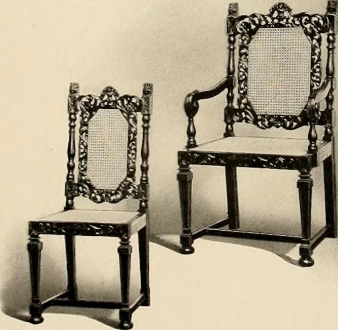 An illustration from Character in furniture., 1910, leaf 30