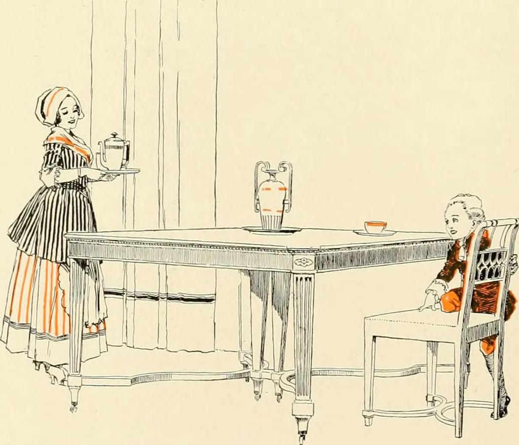 An illustration from Character in furniture., 1910, leaf 31