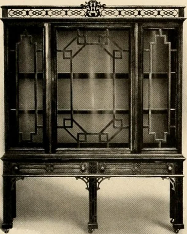 An illustration from Character in furniture., 1910, leaf 32