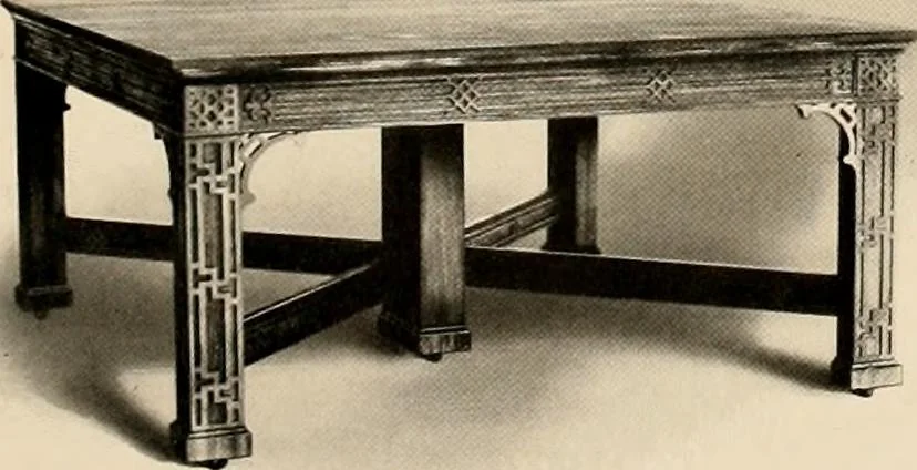 An illustration from Character in furniture., 1910, leaf 32