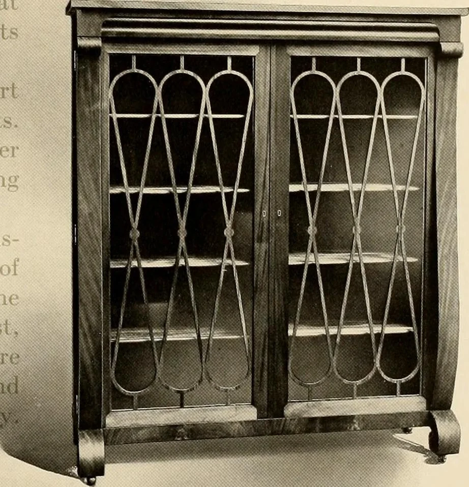 An illustration from Character in furniture., 1910, leaf 36