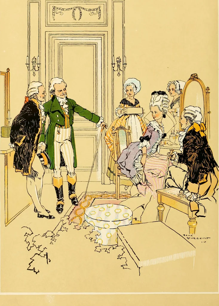 An illustration from Character in furniture., 1910, leaf 9