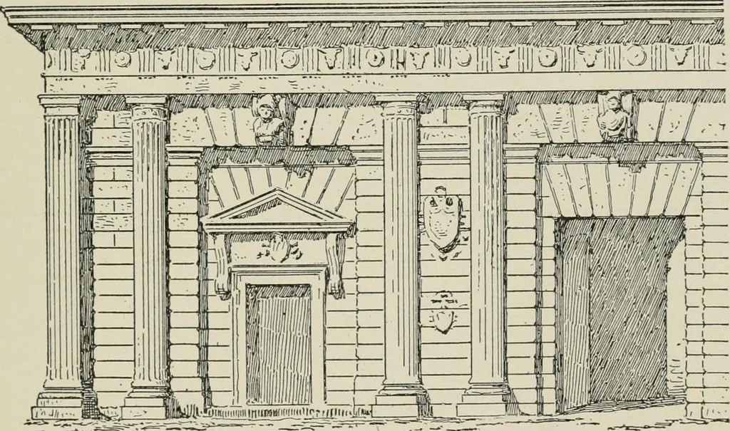 An illustration from Character of renaissance architecture, 1905, leaf 158