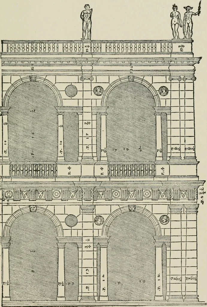 An illustration from Character of renaissance architecture, 1905, leaf 162