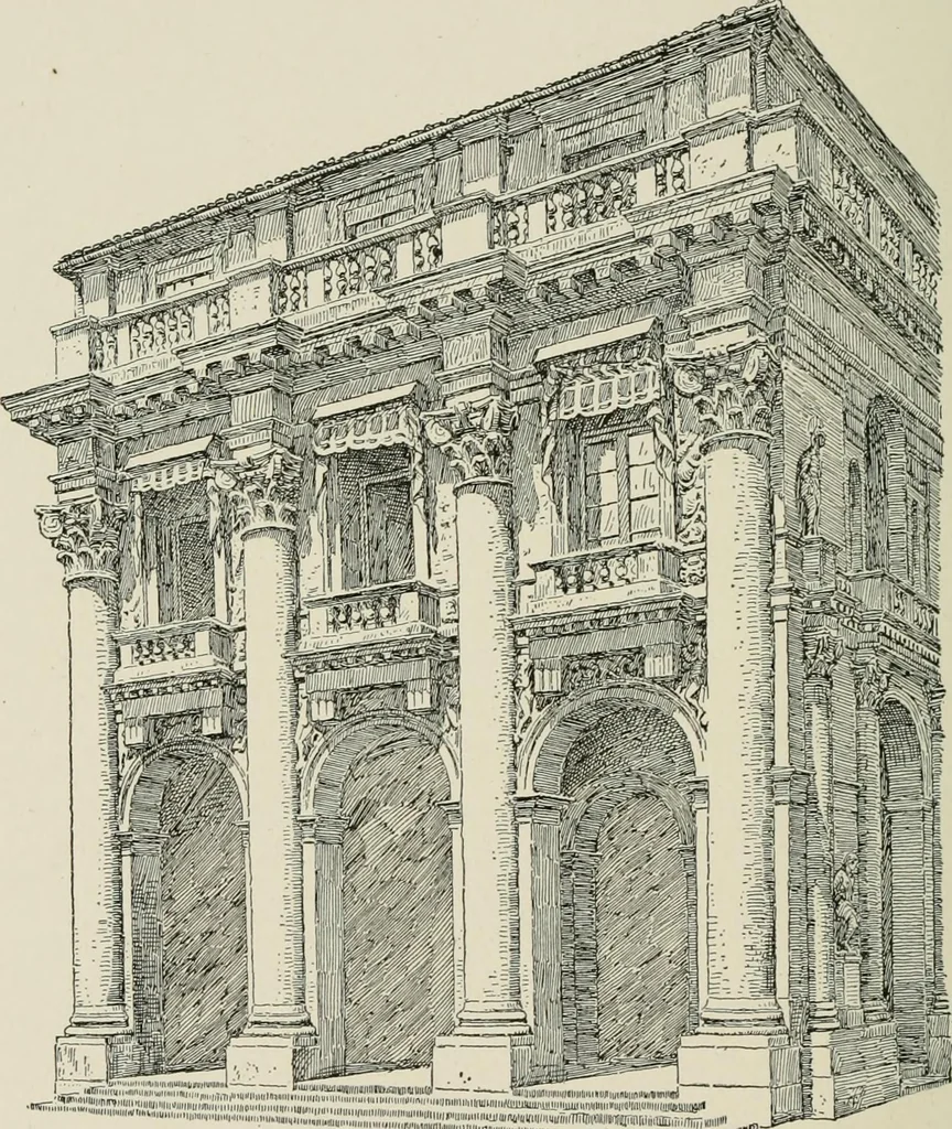 An illustration from Character of renaissance architecture, 1905, leaf 165