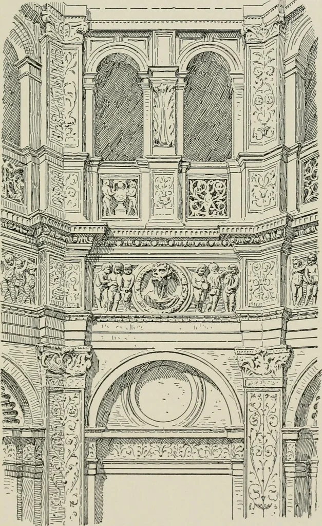 An illustration from Character of renaissance architecture, 1905, leaf 174