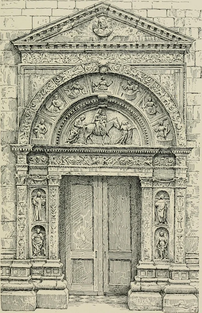 An illustration from Character of renaissance architecture, 1905, leaf 180