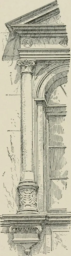 An illustration from Character of renaissance architecture, 1905, leaf 192