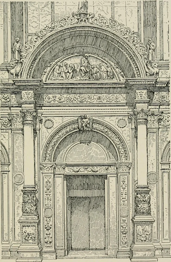 An illustration from Character of renaissance architecture, 1905, leaf 194