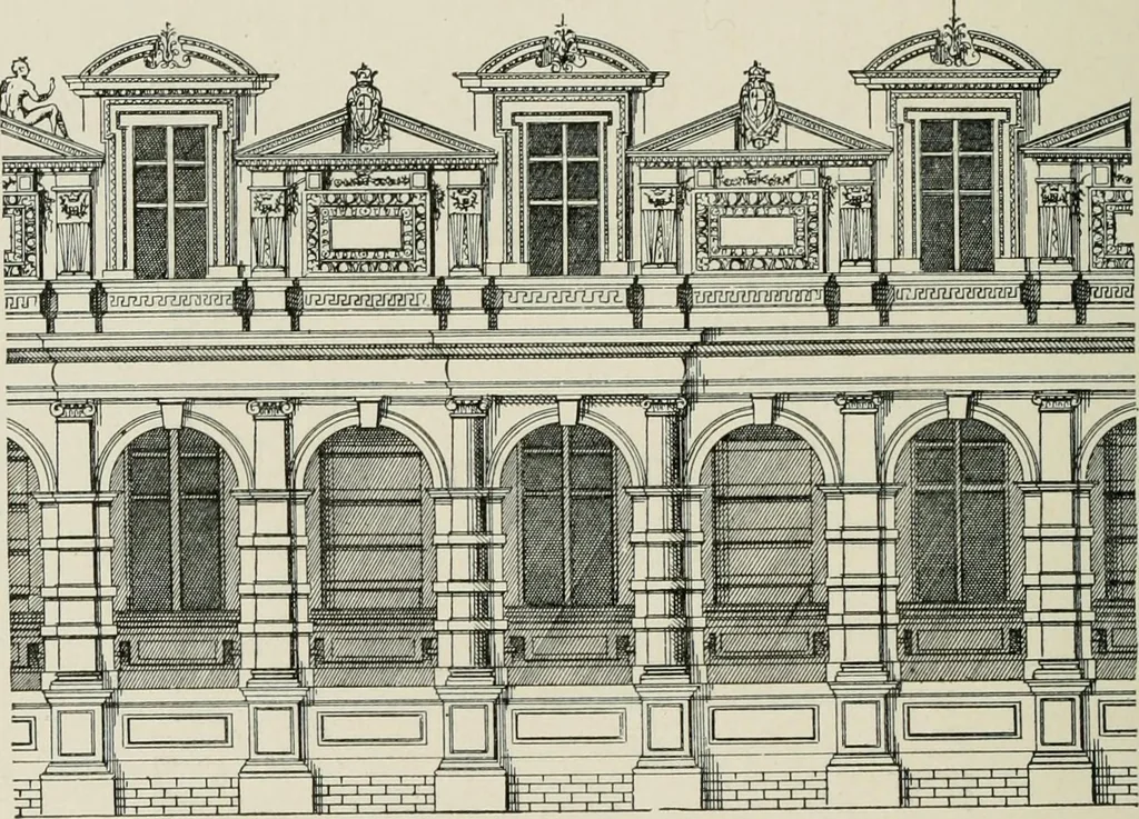 An illustration from Character of renaissance architecture, 1905, leaf 245