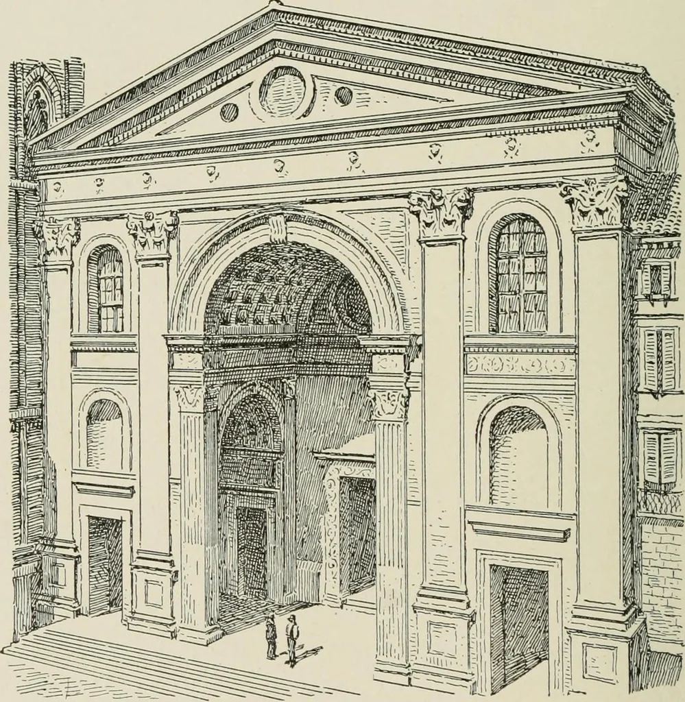 An illustration from Character of renaissance architecture, 1905, leaf 69