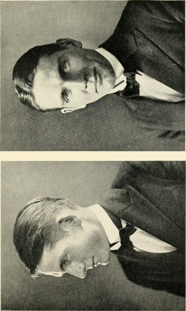 An illustration from Character revelations of mind and body; a statement of methods for the study of the indications of character which are built into the face as a result of mental and bodily reactions, 1922, leaf 182