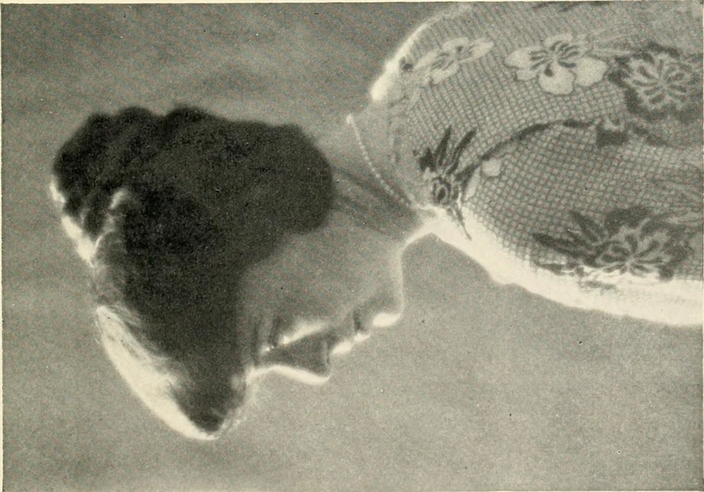 An illustration from Character revelations of mind and body; a statement of methods for the study of the indications of character which are built into the face as a result of mental and bodily reactions, 1922, leaf 234