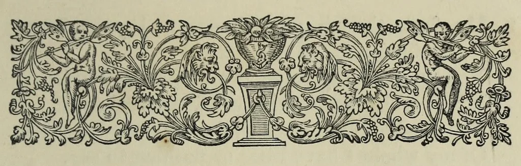 An illustration from Charades, enigmas, and riddles, 1862, leaf 19