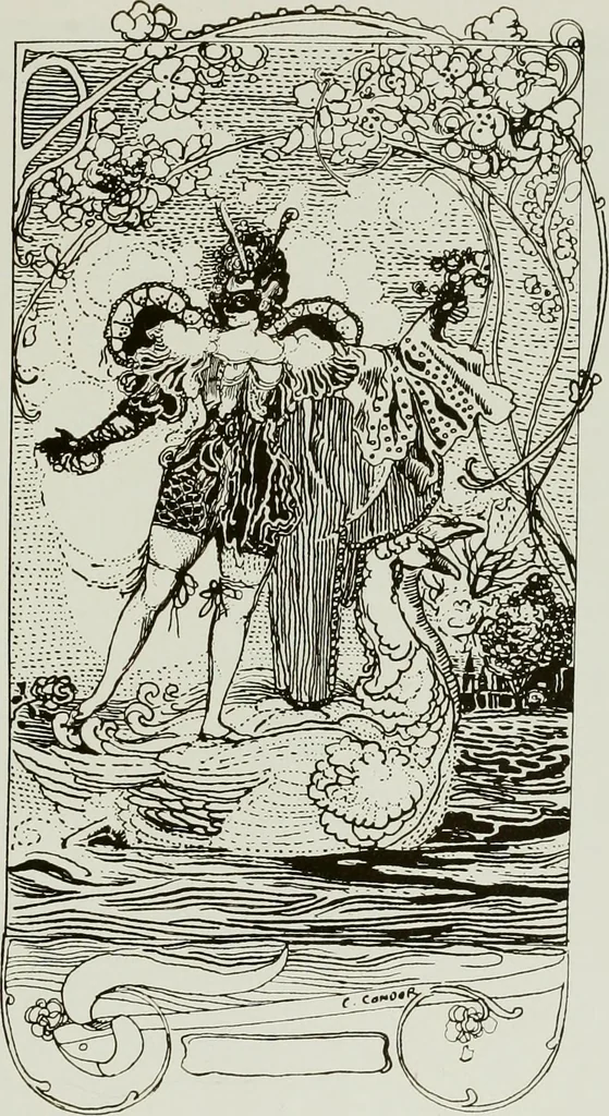 An illustration from Charles Conder; his life and work, 1914, leaf 154
