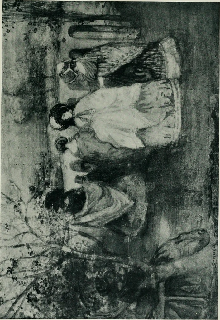 An illustration from Charles Conder; his life and work, 1914, leaf 182