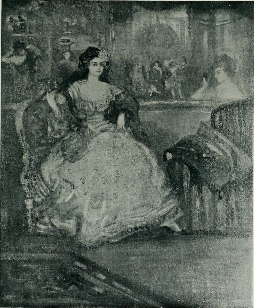 An illustration from Charles Conder; his life and work, 1914, leaf 192