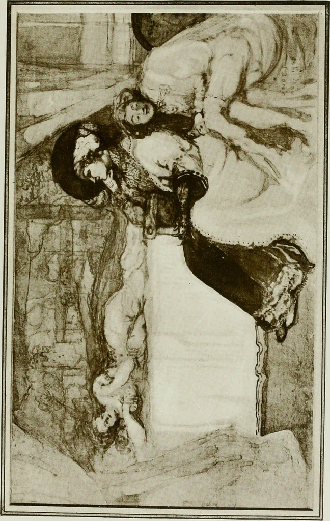 An illustration from Charles Conder; his life and work, 1914, leaf 204