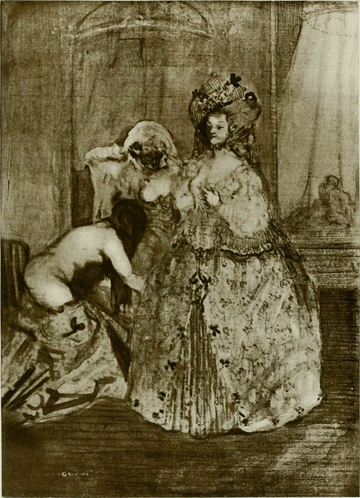 An illustration from Charles Conder; his life and work, 1914, leaf 206