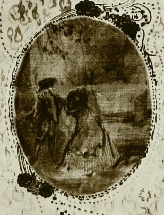 An illustration from Charles Conder; his life and work, 1914, leaf 216