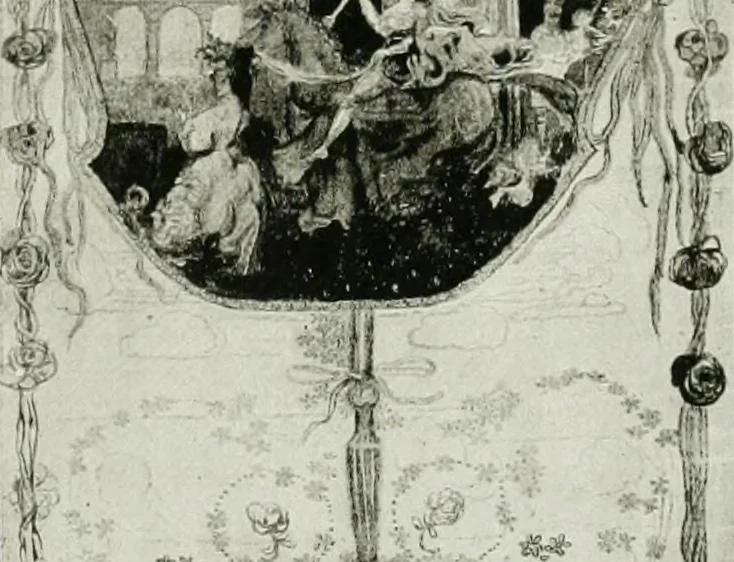 An illustration from Charles Conder; his life and work, 1914, leaf 222