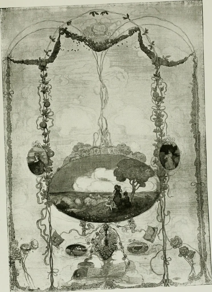 An illustration from Charles Conder; his life and work, 1914, leaf 228