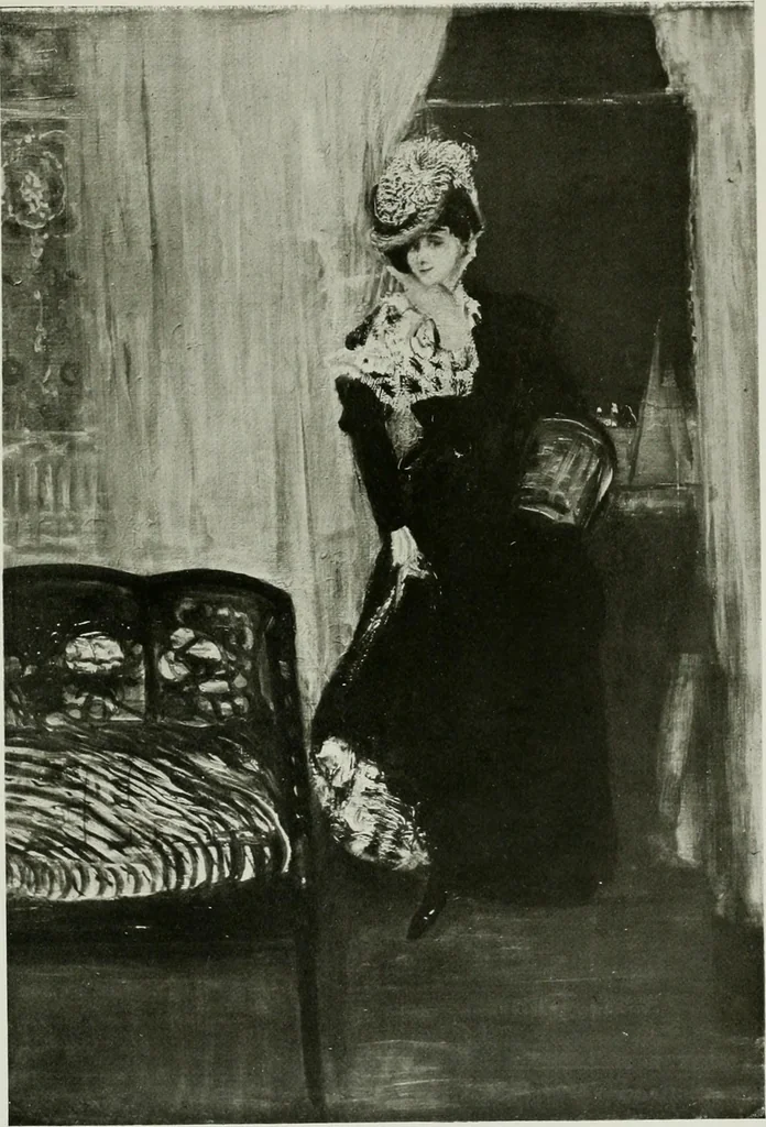 An illustration from Charles Conder; his life and work, 1914, leaf 238