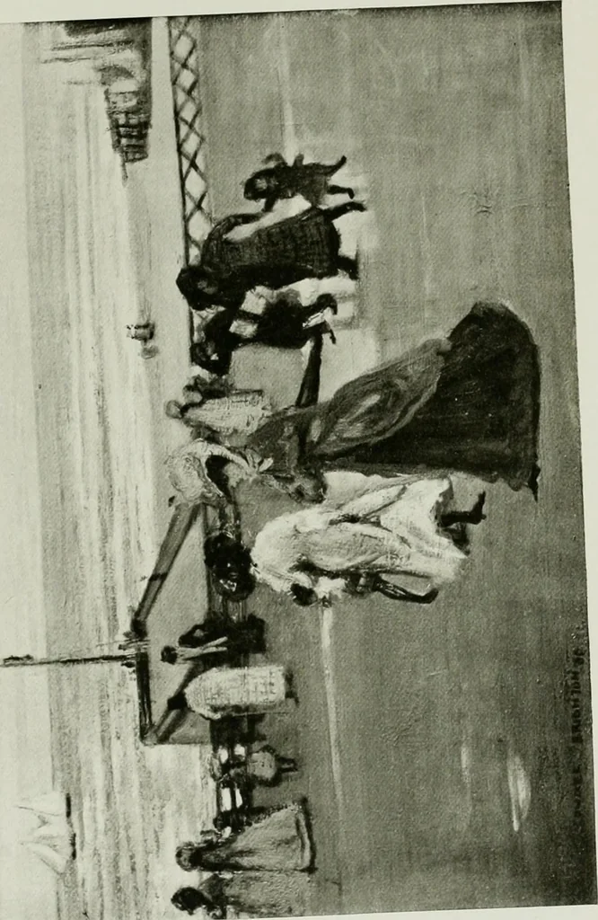 An illustration from Charles Conder; his life and work, 1914, leaf 244