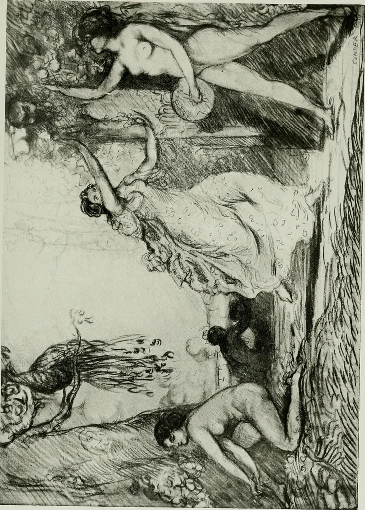 An illustration from Charles Conder; his life and work, 1914, leaf 248