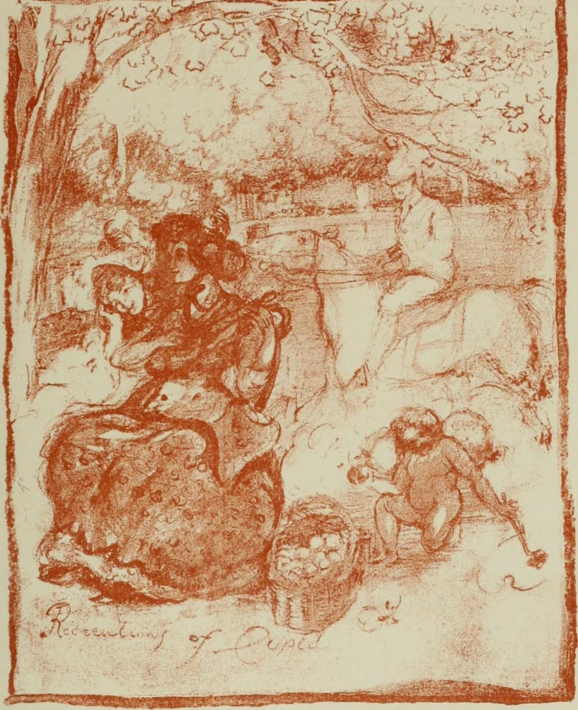 An illustration from Charles Conder; his life and work, 1914, leaf 252