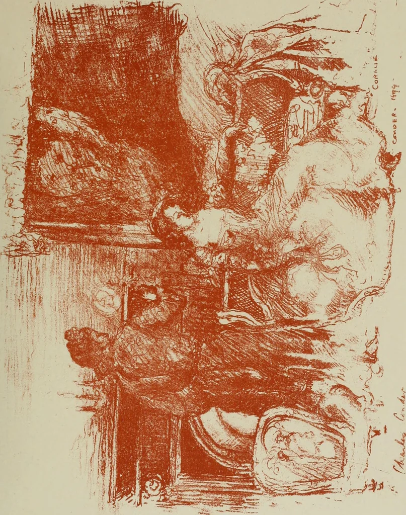 An illustration from Charles Conder; his life and work, 1914, leaf 272
